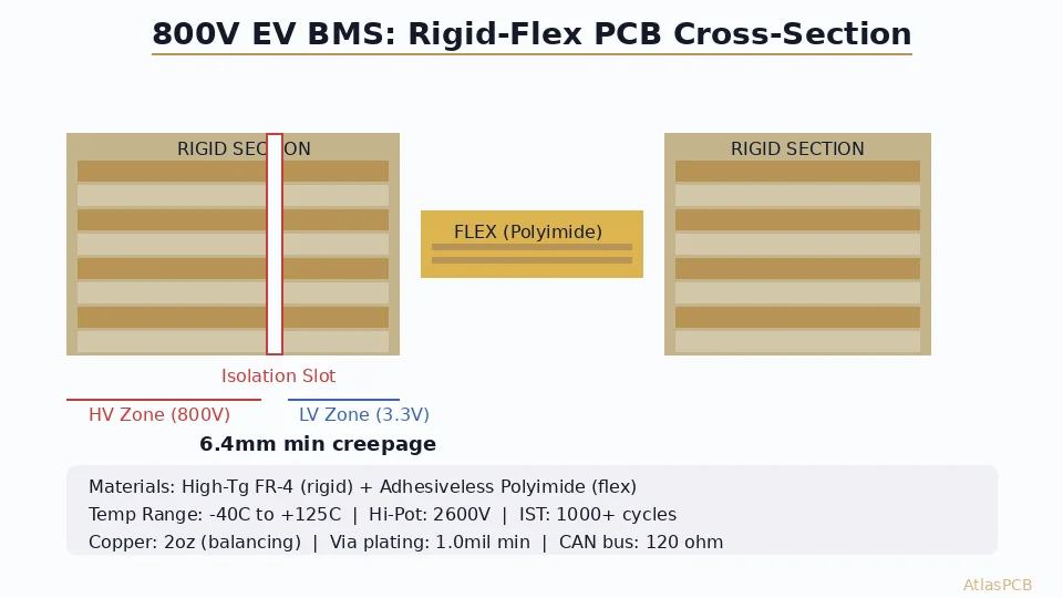 EV Battery Management System PCB