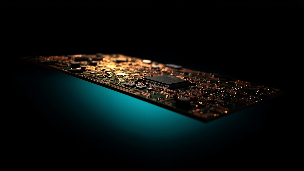 Complex HDI PCB stackup cross-section