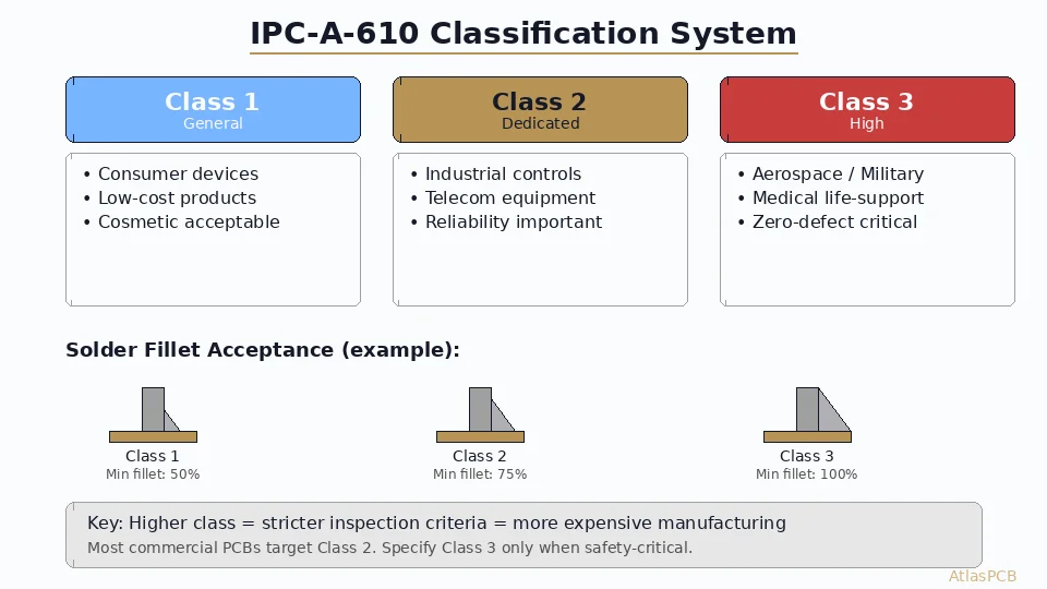 IPC-A-610 Acceptance Criteria: Complete Guide to Electronic Assembly Inspection Classes