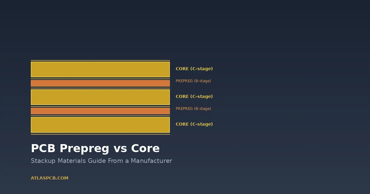 PCB Prepreg vs Core: A Manufacturer's Guide to Stackup Materials, Pressed Thickness, and Specification Mistakes
