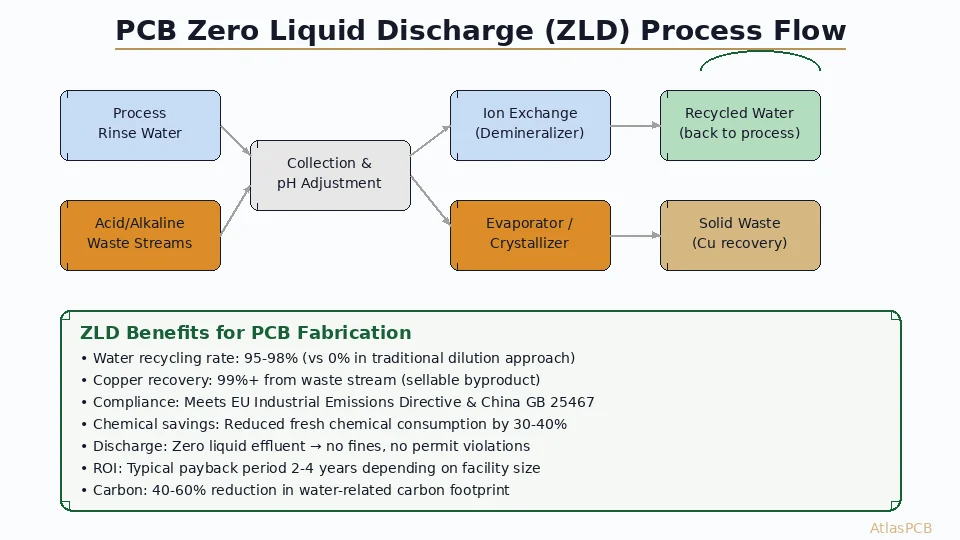 Zero Liquid Discharge in PCB Manufacturing: Wastewater Treatment, Copper Recovery, and Sustainability