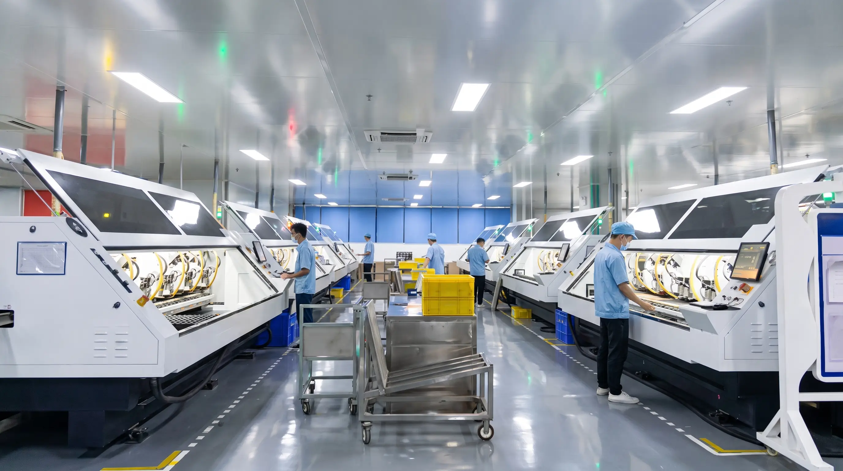 AtlasPCB partner factory production line with automated PCB manufacturing equipment