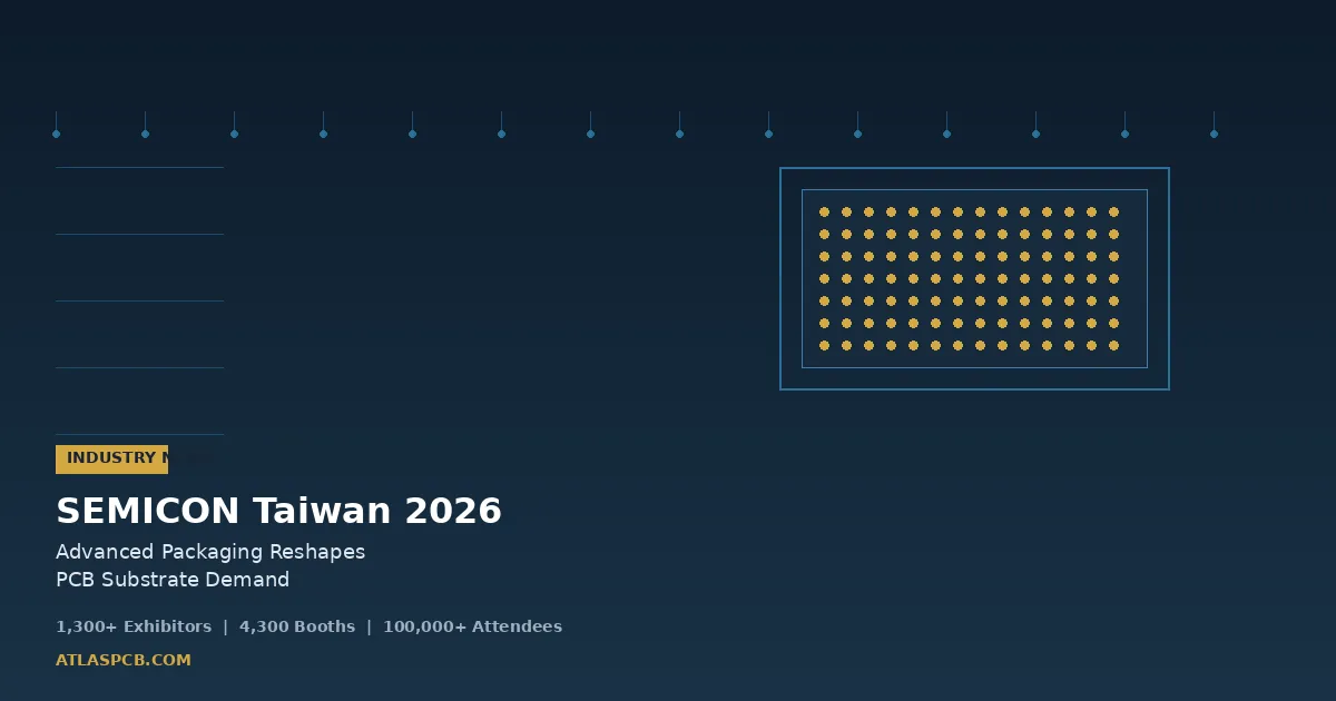 SEMICON Taiwan 2026 Opens With Record 1,300 Exhibitors as Advanced Packaging Reshapes PCB Substrate Demand