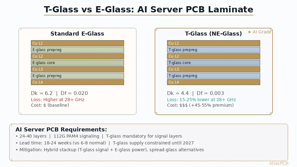 T-Glass Shortage Threatens AI Server PCB Production: Why Next-Gen Laminates Are the Bottleneck for Data Center Expansion