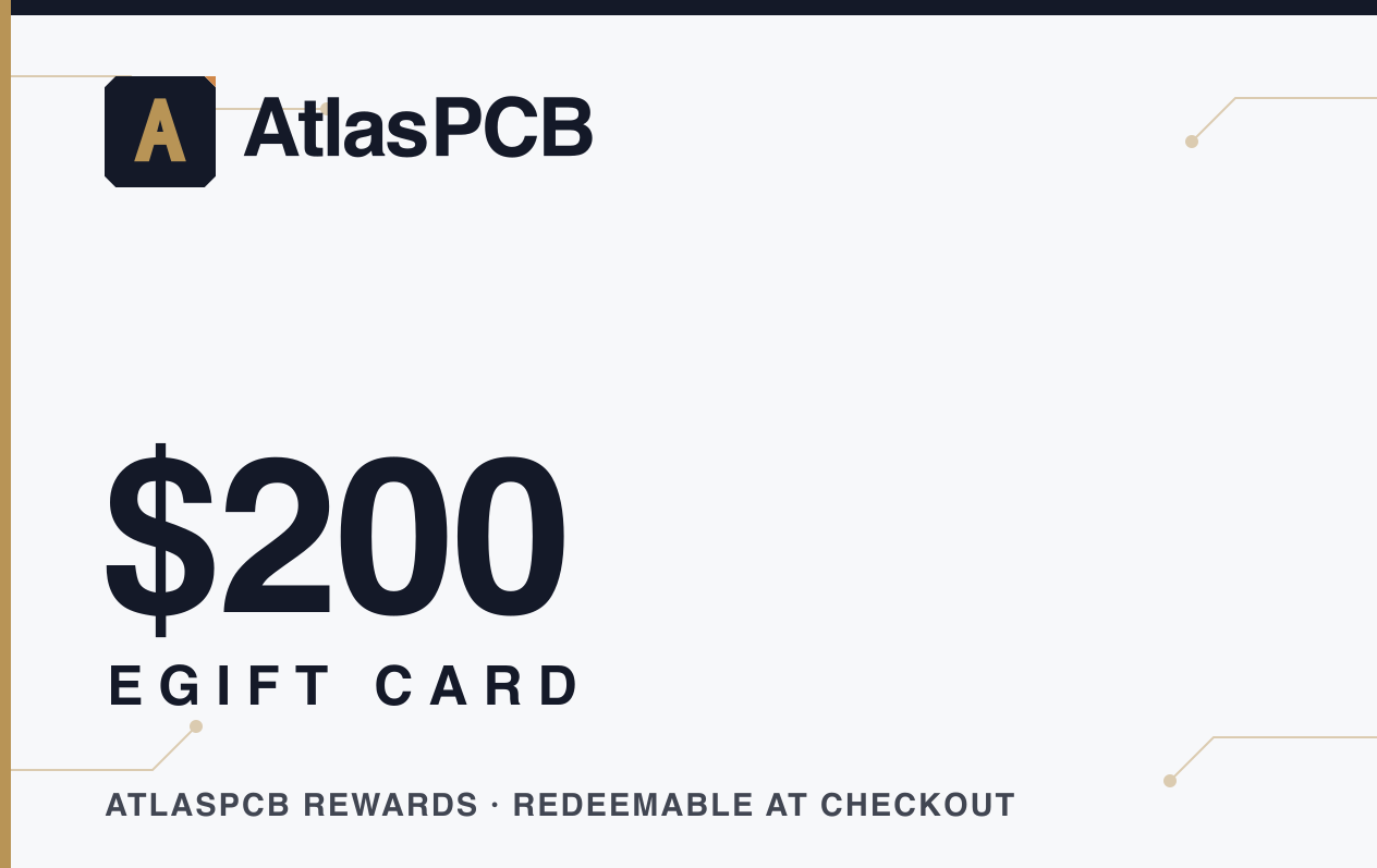 AtlasPCB eGift Card — $200