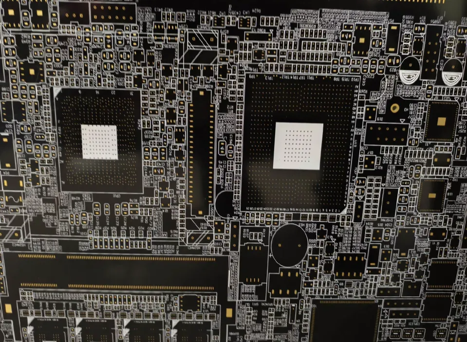 Board from Henrik L.'s order, 12L · HDI · ENIG · dual fine-pitch BGA