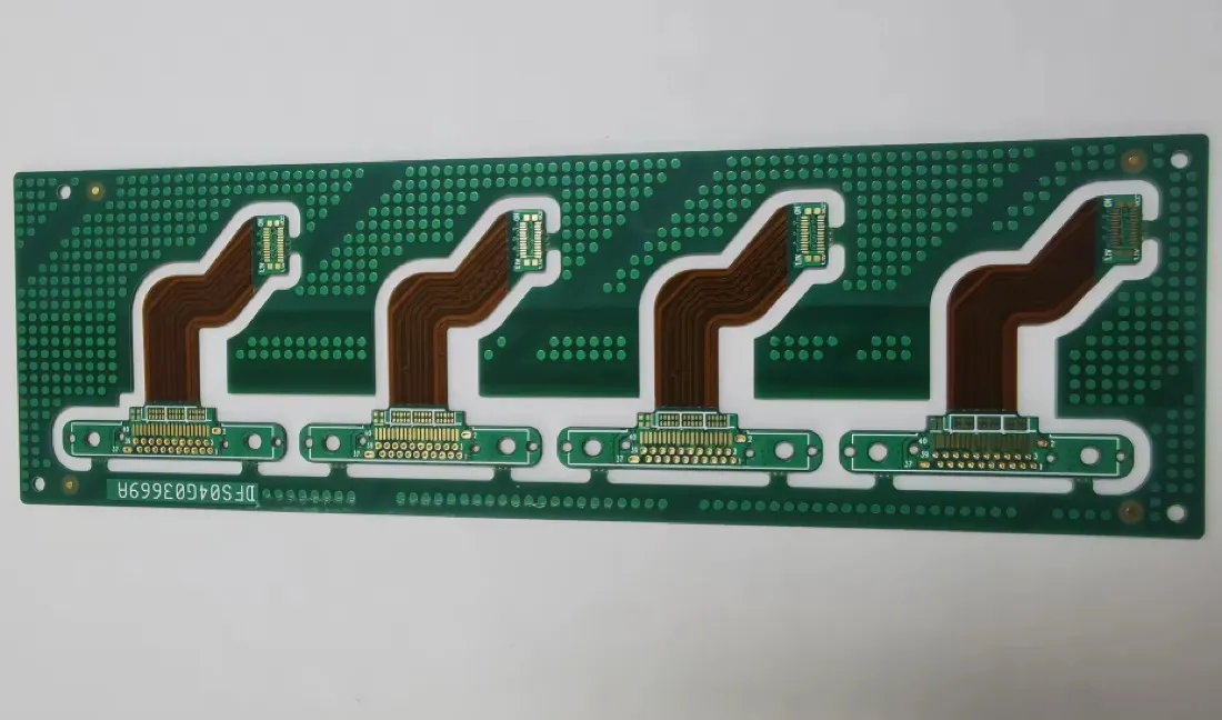 Board from Diego F.'s order, 4L · Rigid-Flex · ENIG · 4-up array