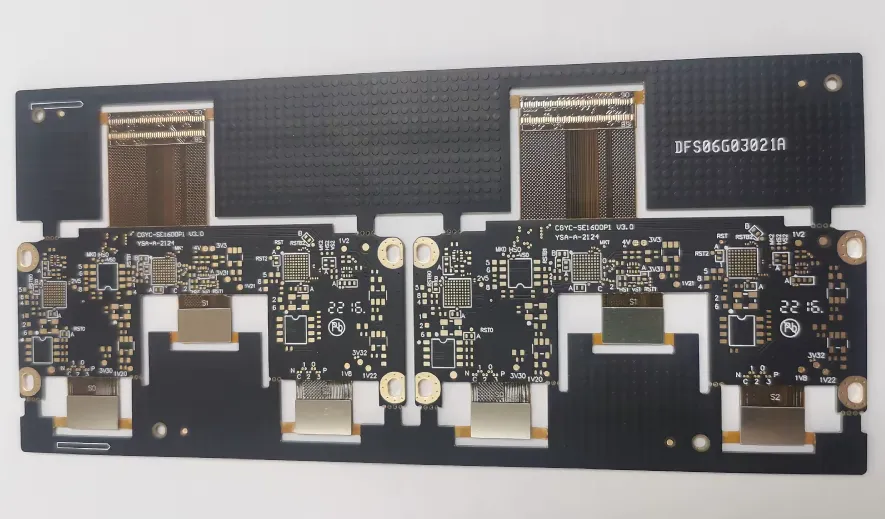 Board from Karim B.'s order, 6L · Rigid-Flex · ENIG · shielded board-to-board